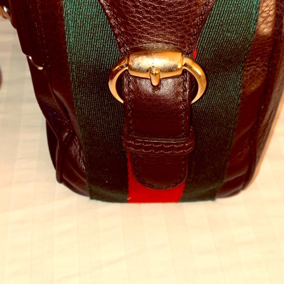 NEW GUCCI LEATHER GG HORSE-BIT SIGNATURE TRIM HOBO!!! BUY IT! 🔥 - Picture 9 of 16